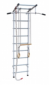 Детский спортивный комплекс Юнга 3.1, бело-серый (Вертикаль, Юнга3_1)